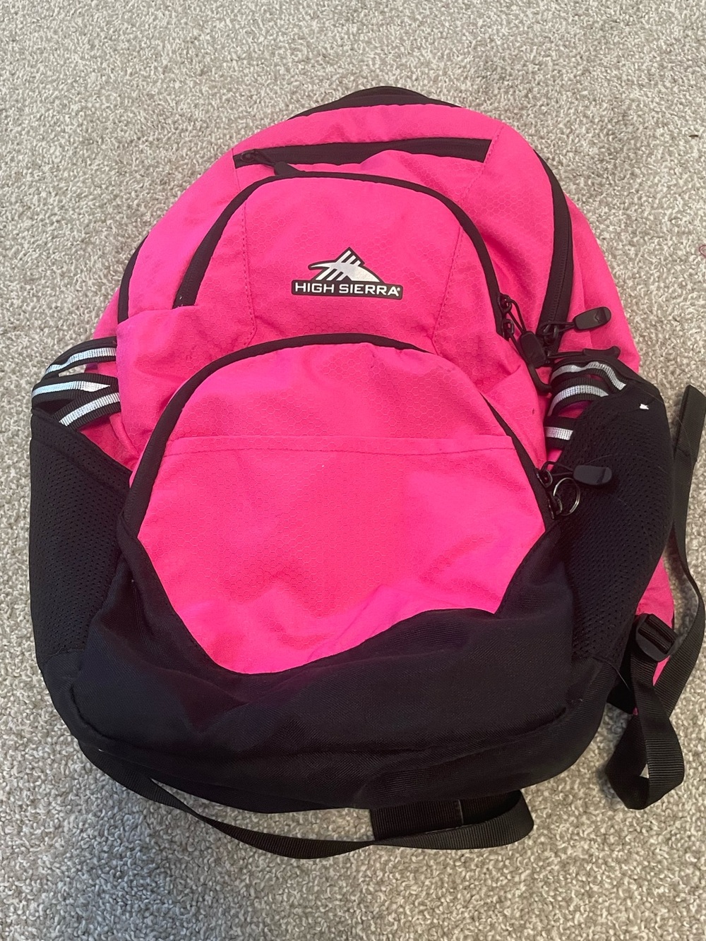 High Sierra Hot Pink and Black Backpack